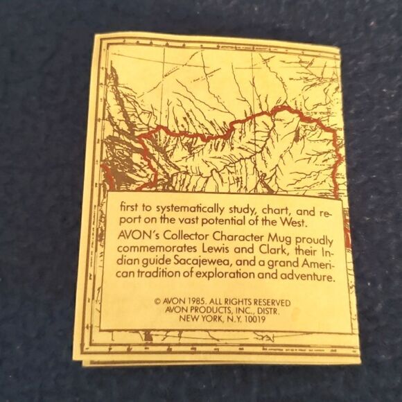 Vintage 1985 Avon Collectible Character Toby Mug Lewis And Clark Figurine Cup - Picture 14 of 15